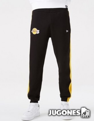 Angeles Lakers NBA Team Logo Raye Black Joggers