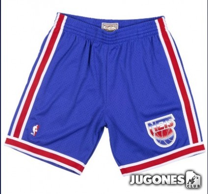 New Jersey Nets 93-94 Blue Retro short