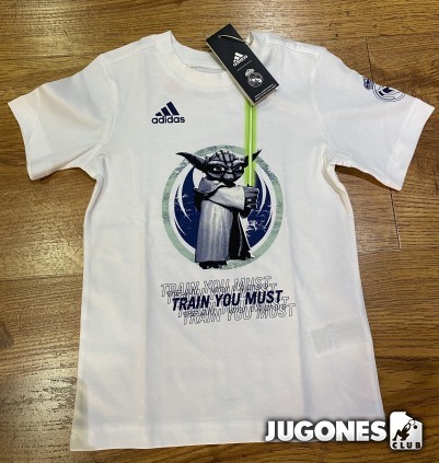 Camiseta Real Madrid Star Wars Yoda jr