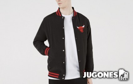 Chicago Bulls Patch Logo Chaqueta Bomber