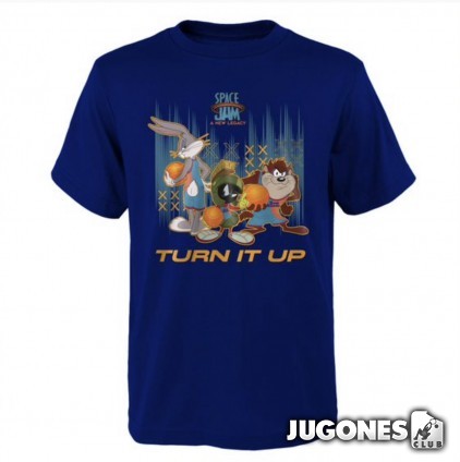 Camiseta Space Jam Turn It Up Tunes