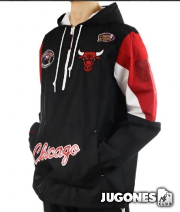Mitchell & Ness Chicago Bulls NBA Team Origins Pullover Anorak