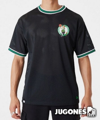 Camiseta New Era Boston Celtics NBA Lifestyle Mesh Oversized