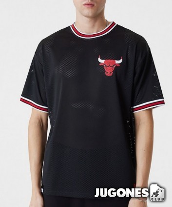 Camiseta New Era Chicago Bulls NBA Lifestyle Mesh Oversized