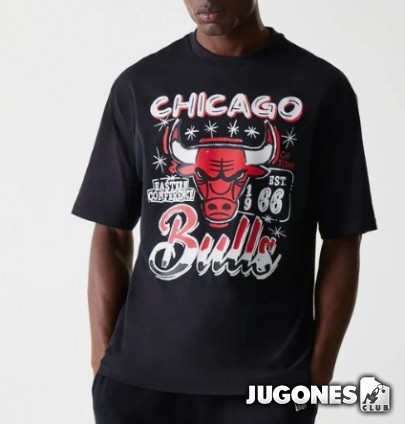 Camiseta Oversized Chicago Bulls NBA Graphic