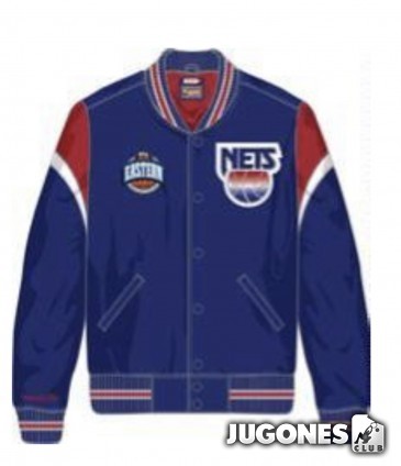 Chaqueta College New Jersey Nets