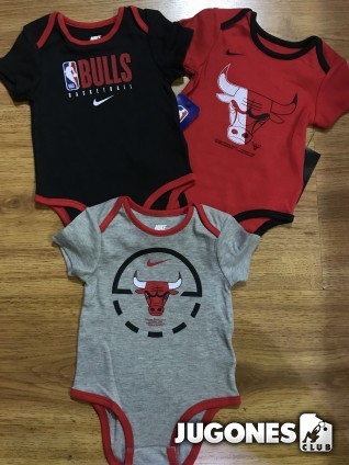 Pack 3 monos Chicago Bulls