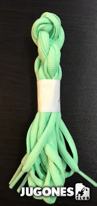 Cordones verde aqua