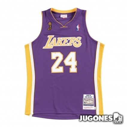 Authentic Jersey Los Angeles Lakers Road Finals 2008-09 Kobe Bryant