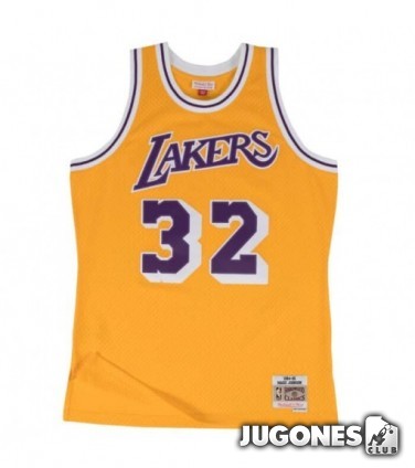 Camiseta Angeles Lakers Magic Johnson Jr 1984-1985