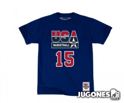 Camiseta Nombre y Numero Earvin Magic Johnson Usa Basketball