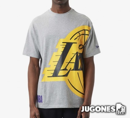 Angeles Lakers Half Logo Tee