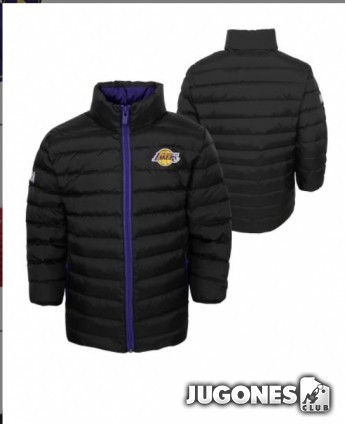 Chaqueta acolchada de cuello alto Angeles Lakers