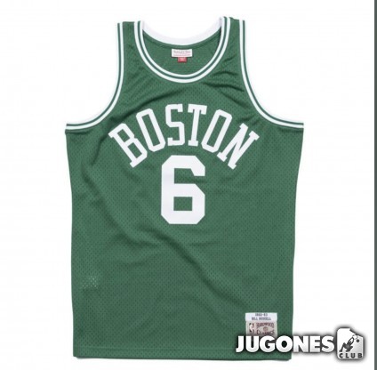 Camiseta Bill Russell Boston Celtics 1962-1963