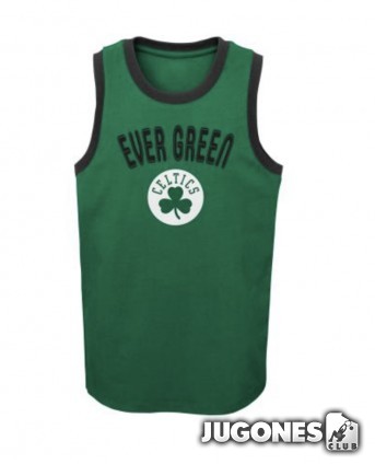 Boston Celtics Striker Logo Tank Top