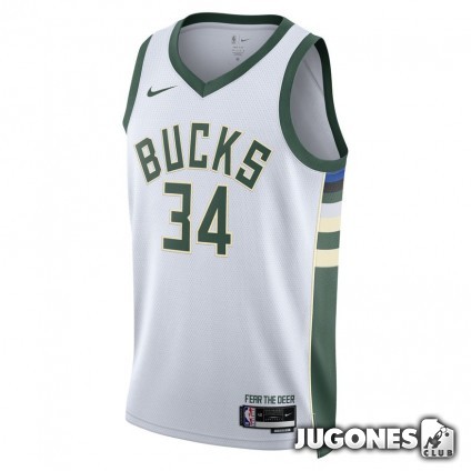 Camiseta Giannis AntetokounmpoMilwaukee Bucks Association Edition