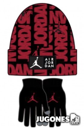 Jordan beanie set