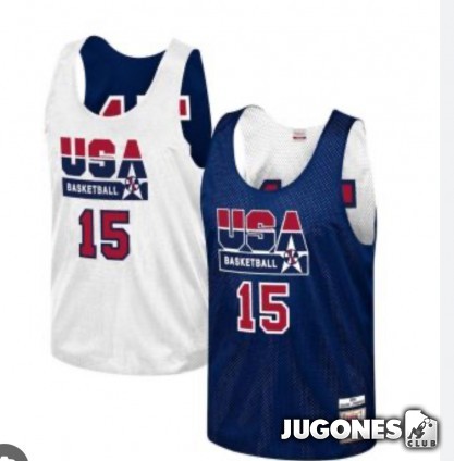 Camiseta Reversible Usa Basketball Magic Johnson