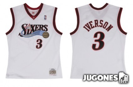 Swingman Home Jersey Philadelphia 76ers 2000-2001 Allen Iverson