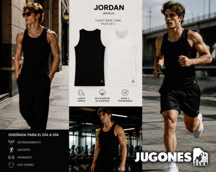 Camiseta Jordan Flight Base (Pack 2)
