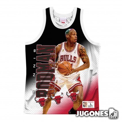 Camiseta Behind the Back Chicago Bulls Dennis Rodman