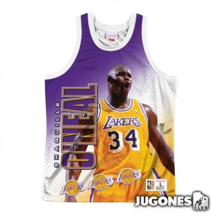 Camiseta Behind the Back Los Angeles Lakers Shaquille O`Neal