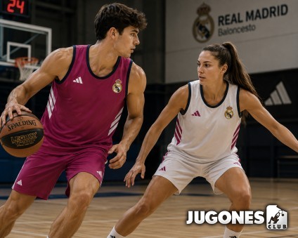 Real Madrid BB Reversible Tank Pink
