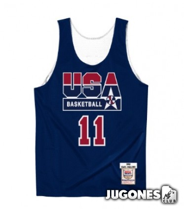 Camiseta Reversible Usa Basketball Karl Malone