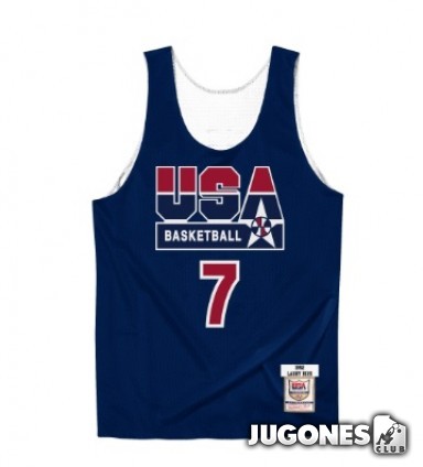 Camiseta Reversible Usa Basketball Larry Bird