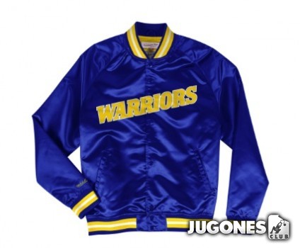 Mitchell & Ness Golden State Warriors ightweight Satin Jacket (green)