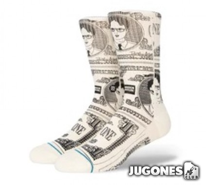 Stance Schrute Bucks Crew Sock