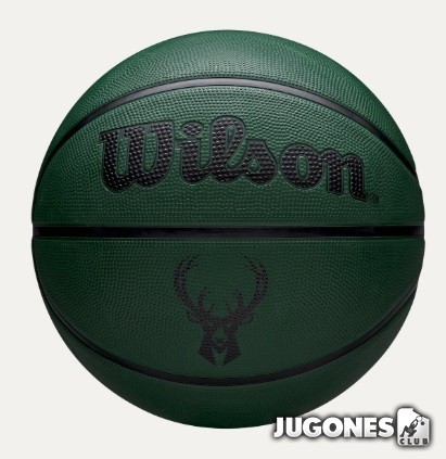NBA Team Tribute Solid Basketball Milwaukee Bucks