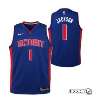 Camiseta Detroit Pistons Reggie Jackson Jr