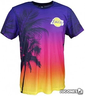 LOS ANGELES LAKERS COASTAL HEAT ALLOVER PRINT