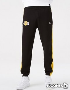 Angeles Lakers NBA Team Logo Raye Black Joggers