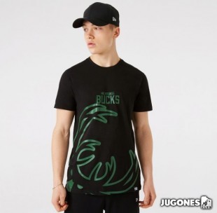 New Era NBA T-shirt Milwaukee Bucks