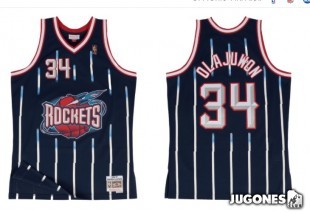 Camiseta Houston Rockets Hakeem Olajuwon 1996-1997