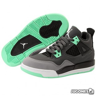 Nike Air Jordan 4 Retro Green Glow (PS)