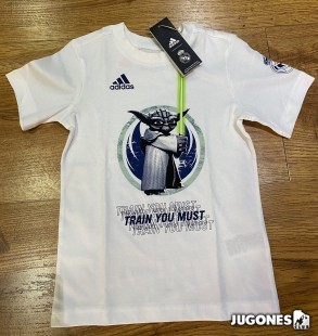 Camiseta Real Madrid Star Wars Yoda jr