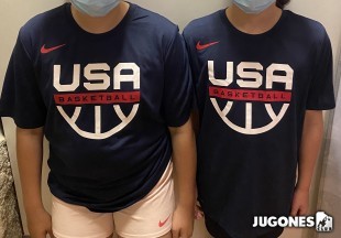 Camiseta Nike Practice USA Jr