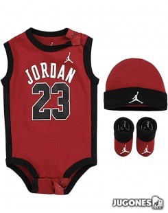 Pack Jordan Gorro, Bodi, patucos 23 Jersey