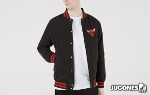 Chicago Bulls Patch Logo Chaqueta Bomber