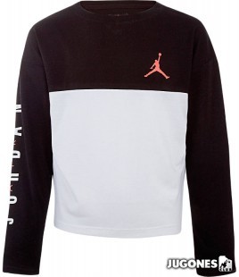 GIRLS` JORDAN BOX LONG-SLEEVE T-SHIRT