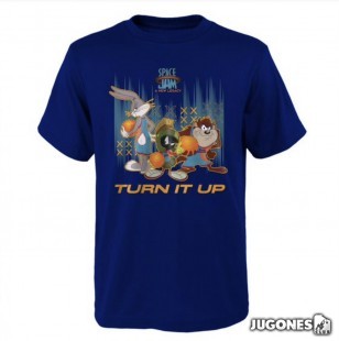 Camiseta Space Jam Turn It Up Tunes