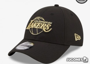 Gorra LA Lakers Gold Logo Black 9FORTY