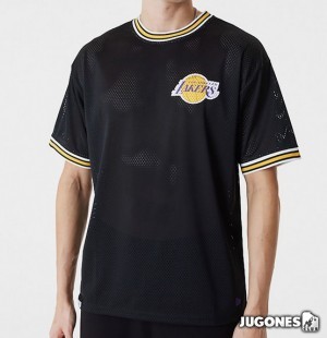 Camiseta New Era LA Lakers NBA Lifestyle Mesh Oversized