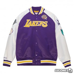 HOF N&N Satin Jacket Los Angeles Lakers Pau Gasol