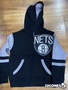 Sudadera con Cremallera Brooklyn Nets Jr