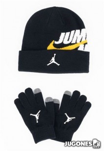 Conjunto gorro y guantes Jordan