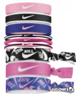 Nike Youth Printed mixed ponytail 9pk